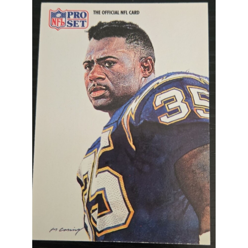 1991 Pro Set Marion Butts All-AFC Team #416 San Diego Chargers NFL Football Card